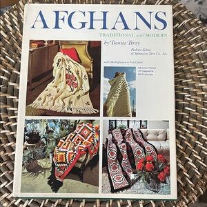 Afghans Traditional and Modern Book by Bonita Bray